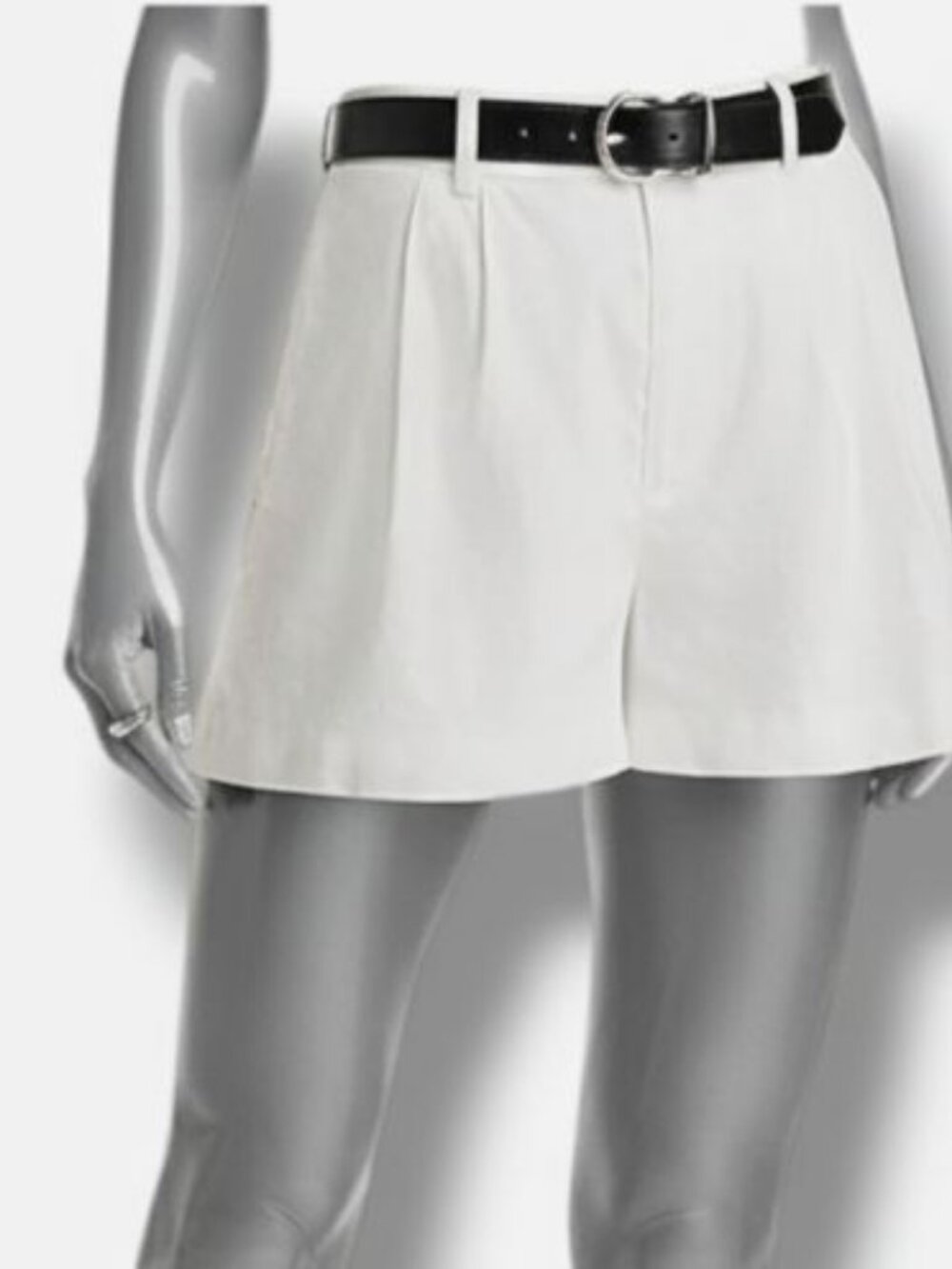 Alice + Olivia Womens White Conry Pleated Shorts Size 2